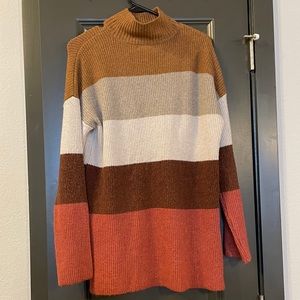 Olive & Oak Striped Sweater Size Medium